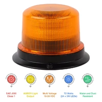 72W Amber LED Fixed Mount Warning Beacon