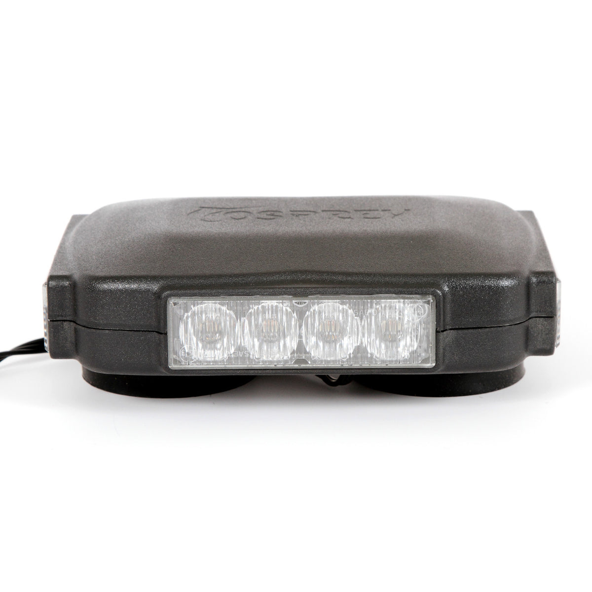 O4 mini LED light bar, front view, lights off, with Osprey branding visible on the housing