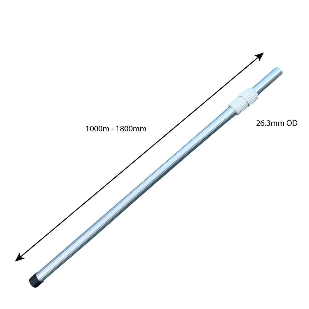 Aluminium Telescopic Pole | 1.0-1.8m | Locking Sleeve