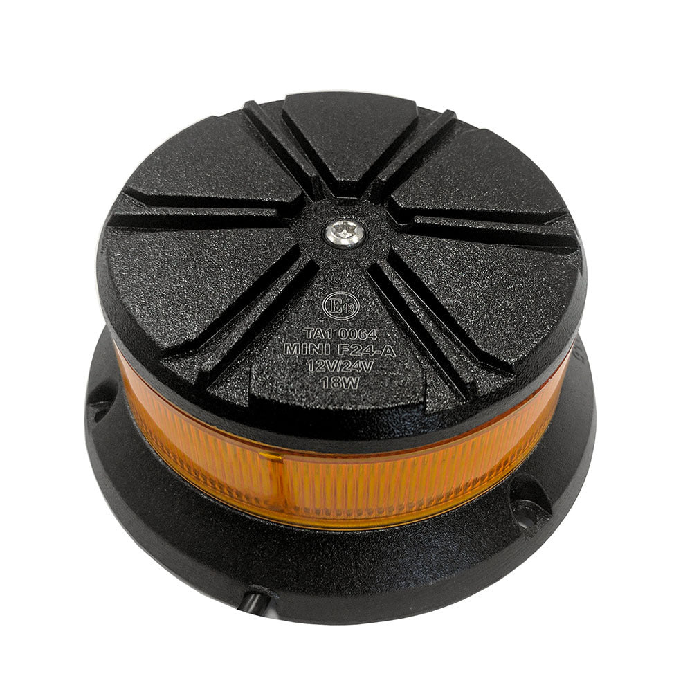FD24 Mini 24W amber warning beacon detail