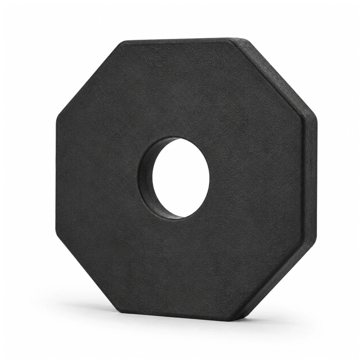 Black recycled PVC Heavy Duty Series bollard base