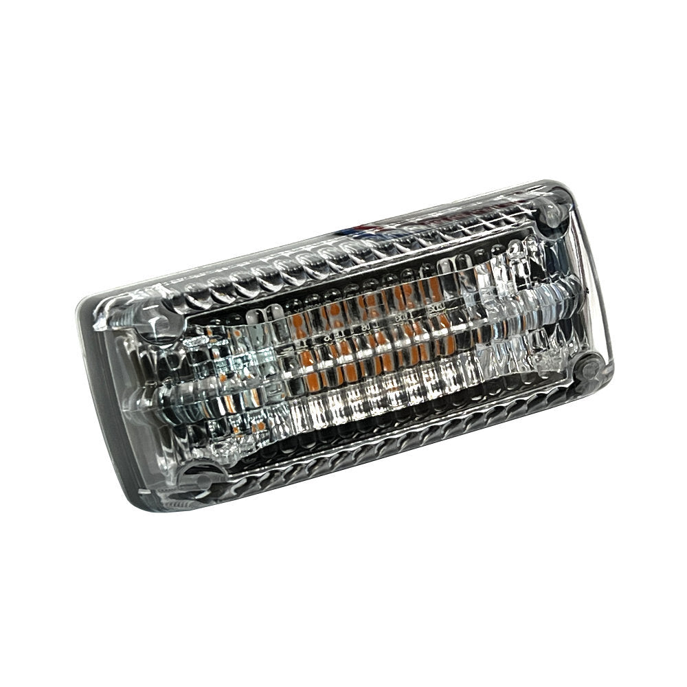 U31-6A amber LED light head surface mount aluminium bezel