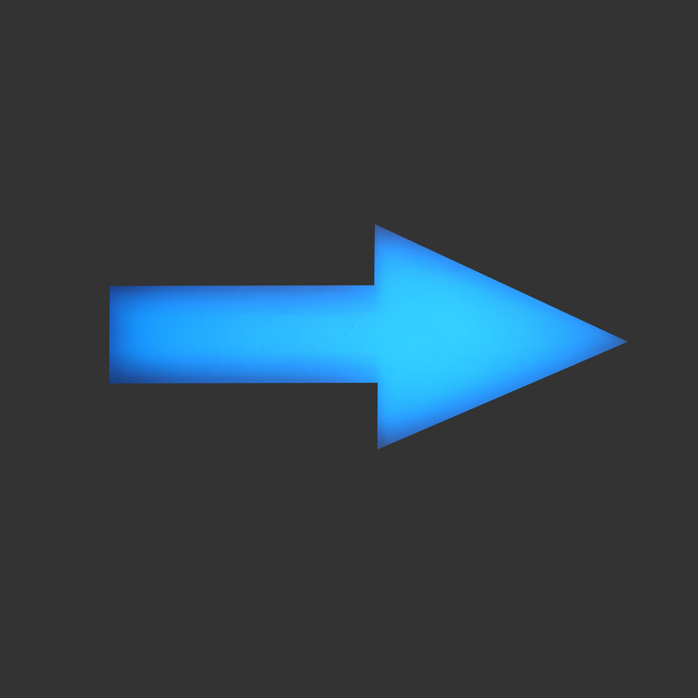 Blue Forewarning Safety Arrow LED Light