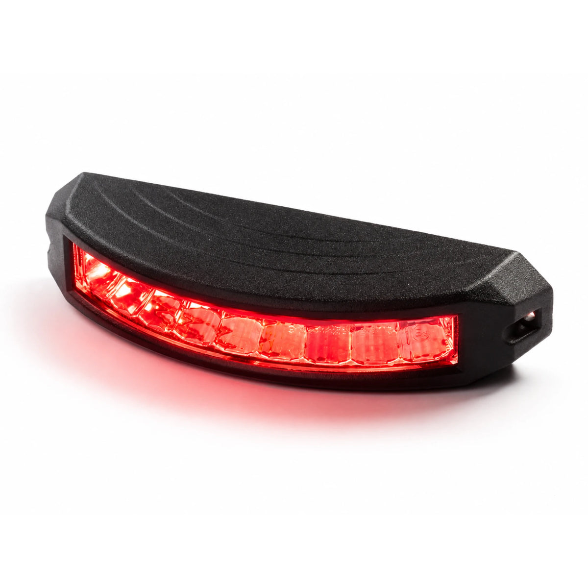 The warning light head running red output across all nine LEDs