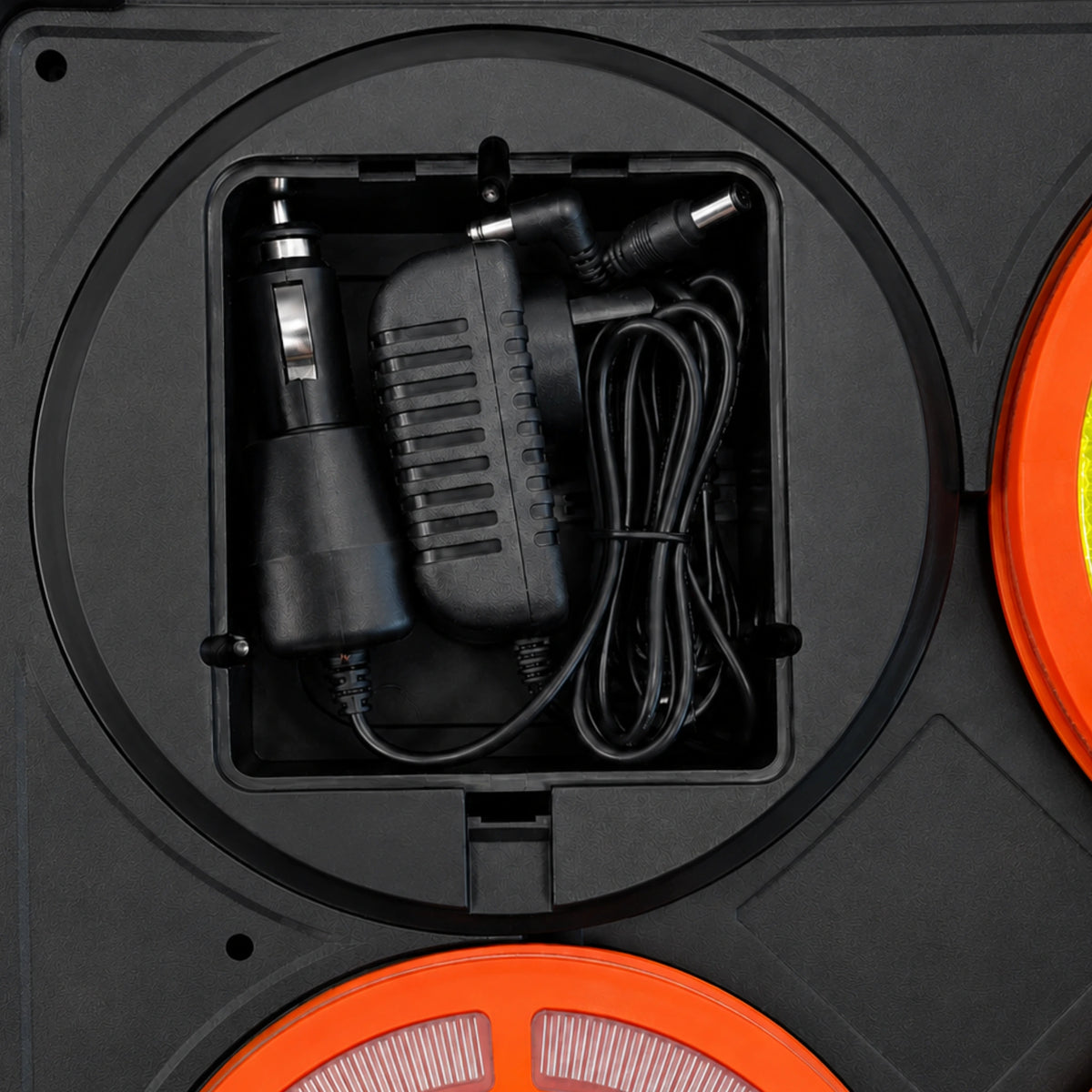 7-Light Sequential Rechargeable LED Warning Light Kit