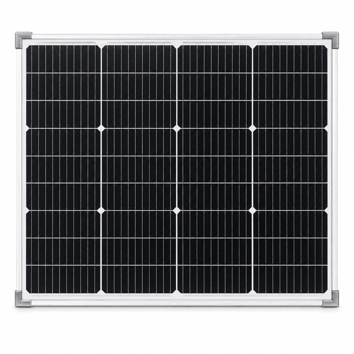 Powertech 12V 80W monocrystalline solar panel with aluminium frame and MC4 style connector for suitable auxiliary power systems