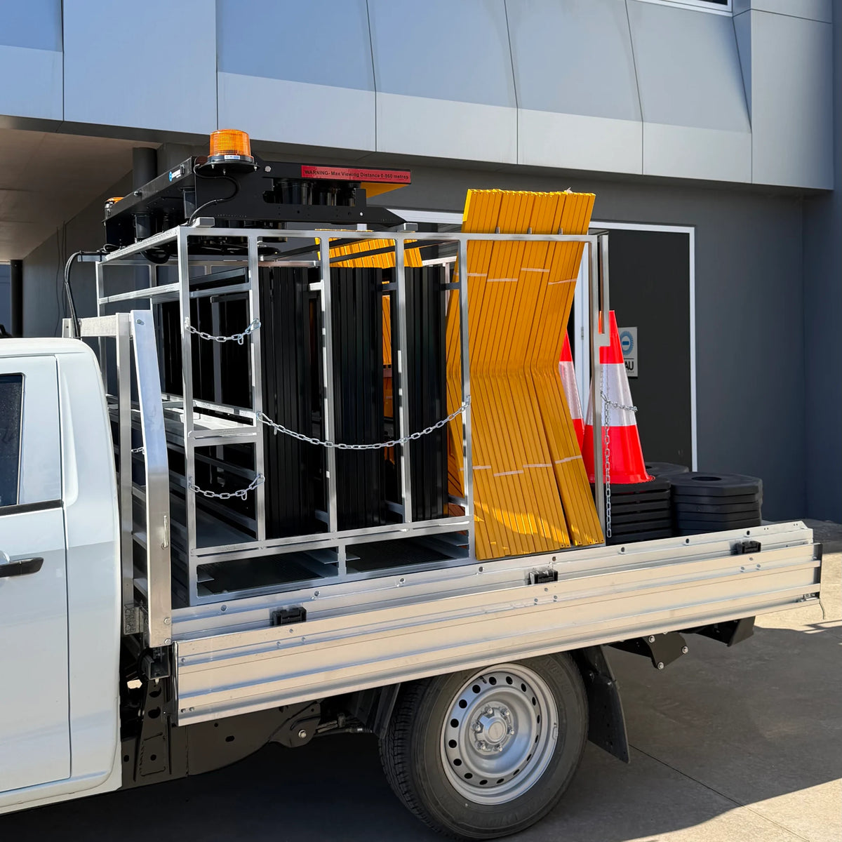 Traffic Vehicle Racking Cage | Design 7 | Ute & Truck Tray Mount