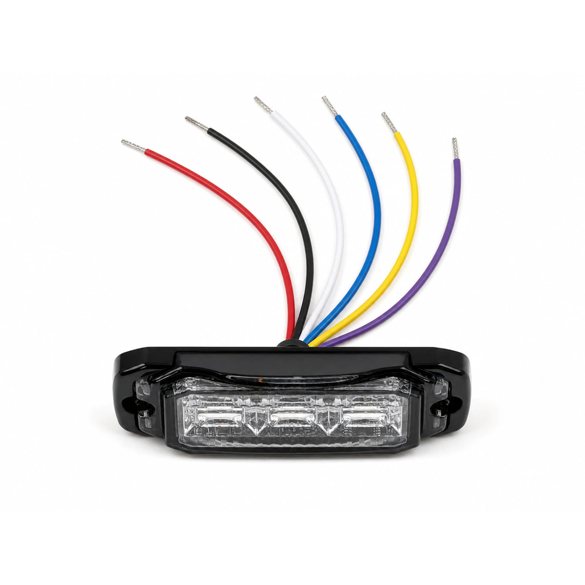 3W Ultra-Slim Dual Colour LED Warning Light Head | Amber/White