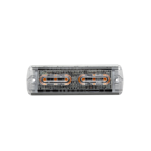 6W LED Ultra Slim Dimmable Amber Warning Light Head [Led Colour: WHITE]