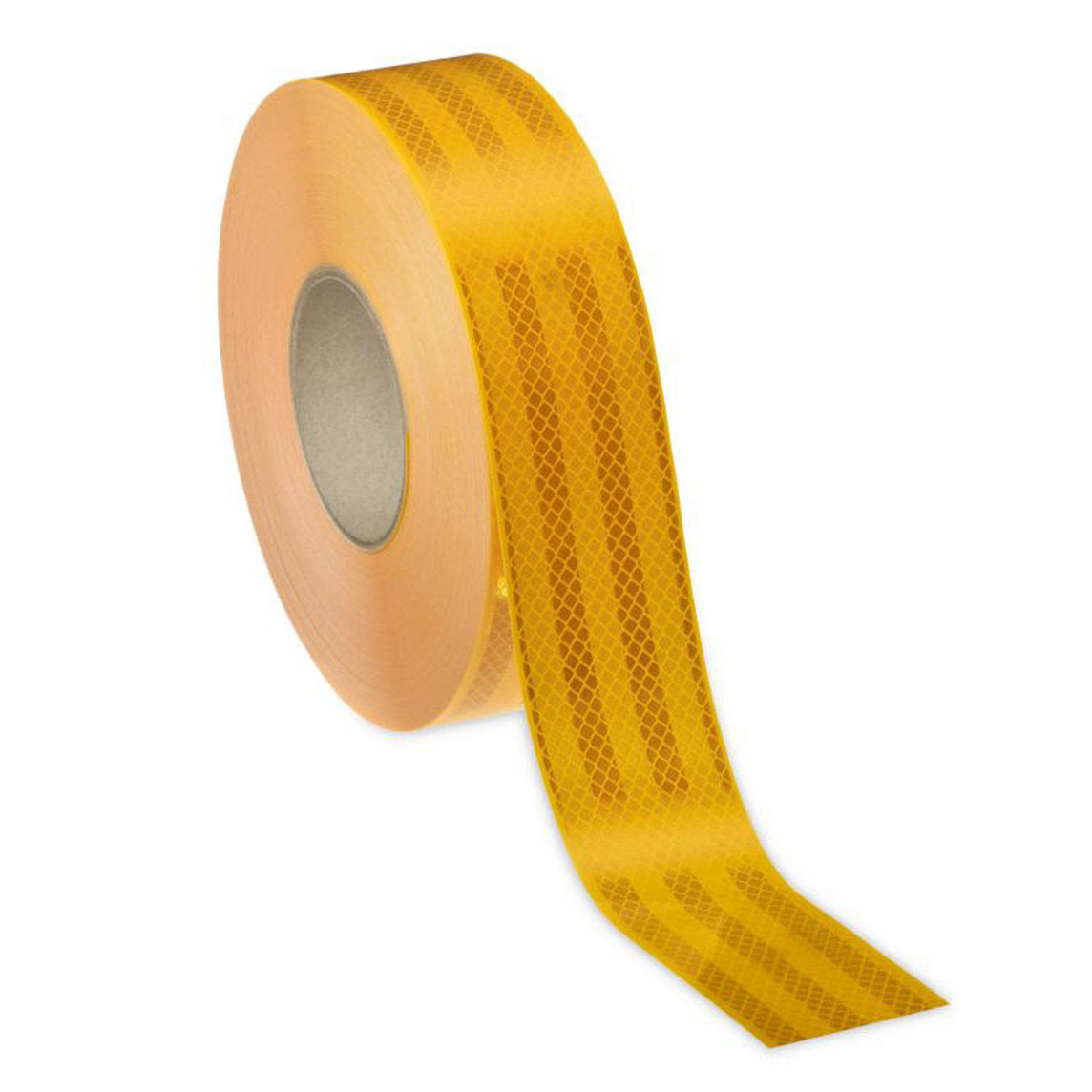 Class 1 yellow reflective tape 45.7 metre roll, 50mm wide