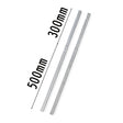 Pair of multi-message sign leg extensions shown together on a white background, 500mm lift