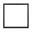 Black powder coated Type 5 traffic sign frame for 600 x 600mm corflute panels with double-sided message display capability