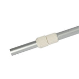 Two-section aluminium telescopic pole for hand-held traffic control equipment