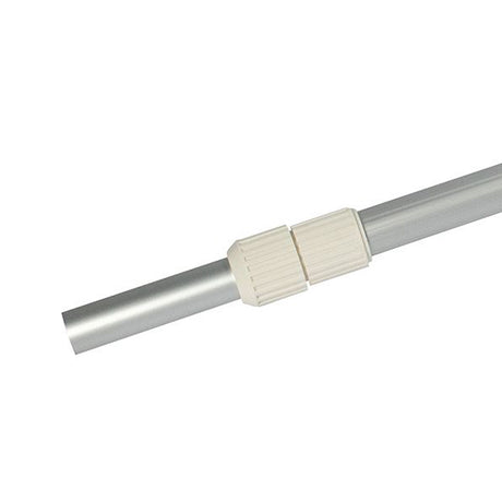 Two-section aluminium telescopic pole for hand-held traffic control equipment