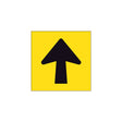 Arrow symbol 300x300mm corflute overlay insert for detour and pedestrian signs