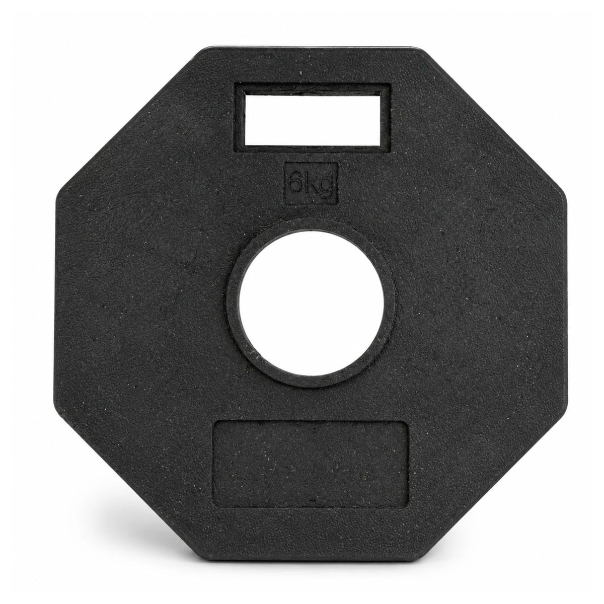 Black rubber Contractor Series 6kg bollard base with carry handle 