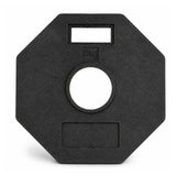 Black rubber Contractor Series 6kg bollard base with carry handle 