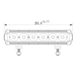 Pro 60W 11in Single Row LED Driving Light Bar