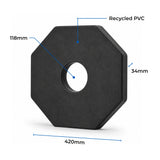 Heavy Duty Series bollard base features and specifications