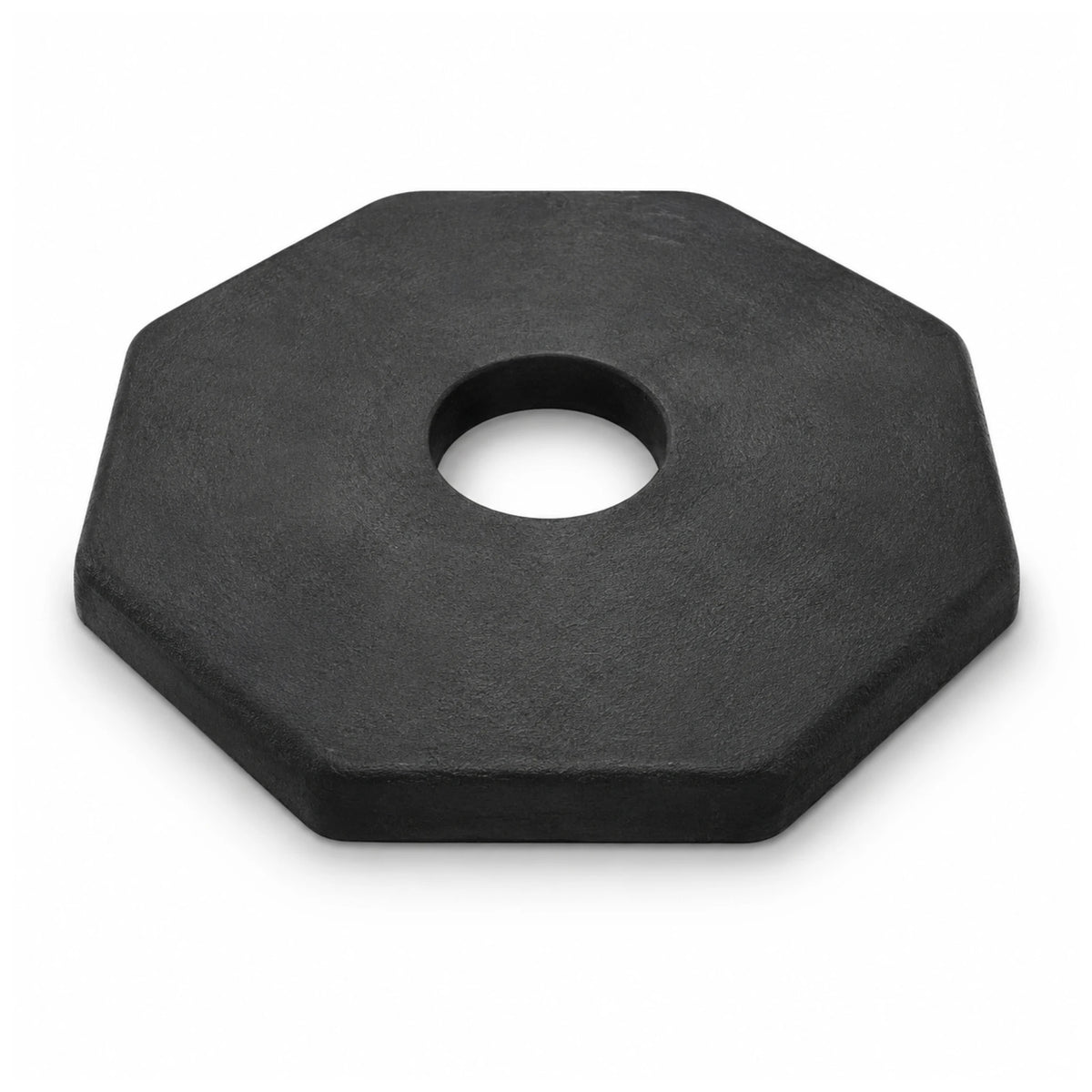 Black recycled PVC T-top bollard base