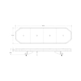 LB964ACM amber LED warning lightbar for traffic control vehicles