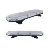 Low profile 964mm LED warning lightbar with mounting feet