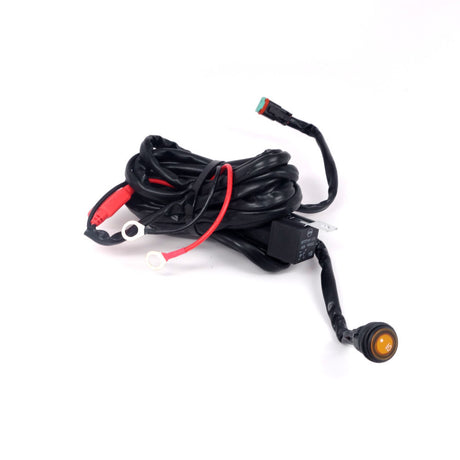 Wiring harness with relay, Deutsch plug and fuse