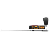 GME TX3100 UHF CB radio with hand microphone alongside the full-length AE4018K2 antenna and spring base