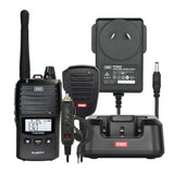 GME radio communication equipment set on a white background