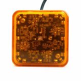 U3-24 amber LED beacon two-point bolt-down base