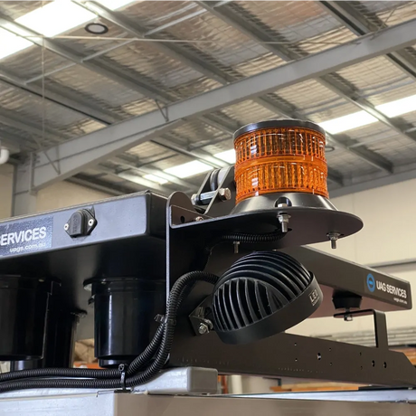 U4-24 beacon three-point aluminium base