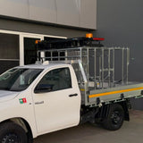 U7-24 amber LED warning beacon mounted on vehicle