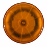 U7-24CAT amber LED beacon with clear lens, top view