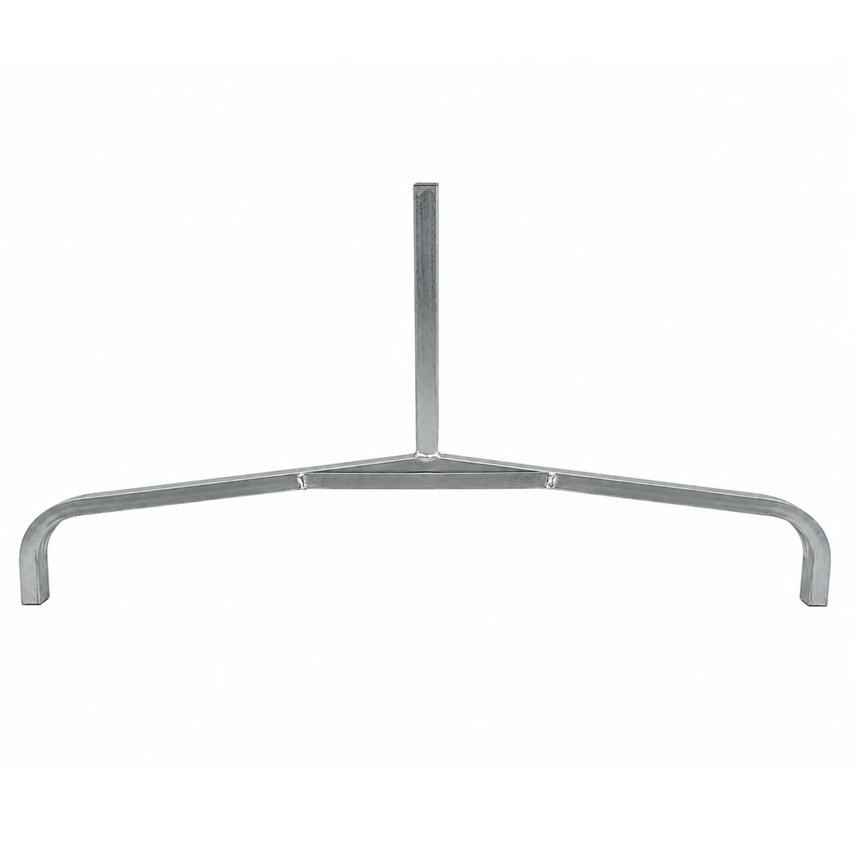 DuraGal curved traffic sign frame leg shown from an alternate angle on a white background