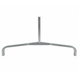 DuraGal curved traffic sign frame leg shown from an alternate angle on a white background