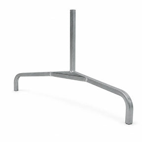 DuraGal steel curved traffic sign frame leg on a white background