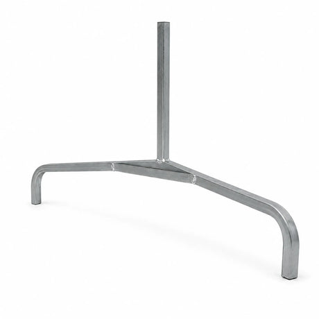 DuraGal steel curved traffic sign frame leg on a white background