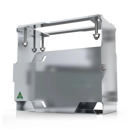 UAGS heavy duty adjustable under tray battery tray for auxiliary battery mounting
