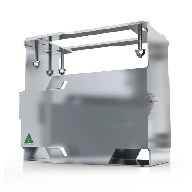 UAGS heavy duty adjustable under tray battery tray for auxiliary battery mounting
