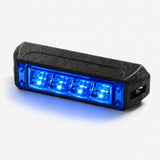 The warning light head running blue output across all four LEDs