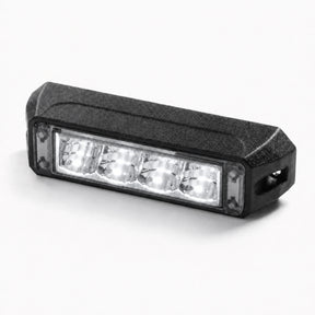 The warning light head running white output across all four LEDs