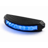 The warning light head running blue output across all nine LEDs