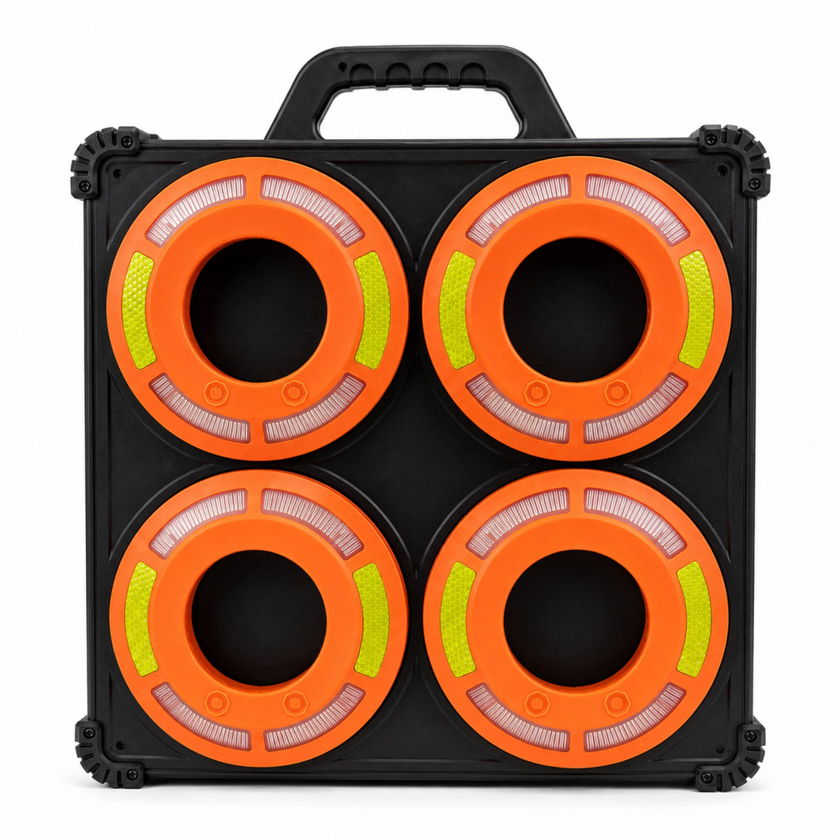 7-Light Sequential Rechargeable LED Warning Light Kit