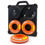 7-Light Sequential Rechargeable LED Warning Light Kit