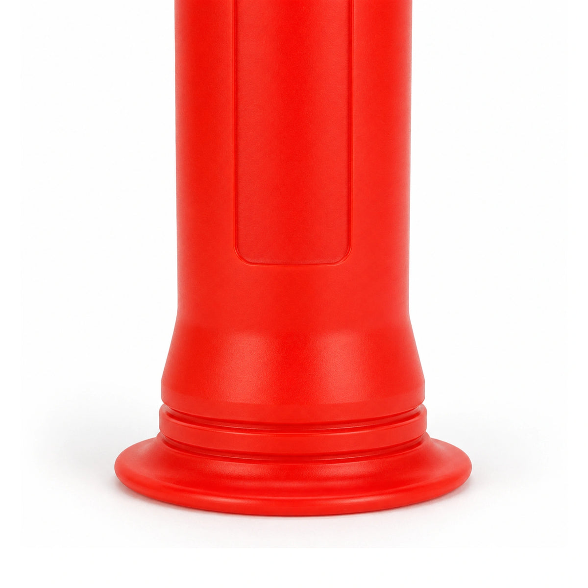 Orange PE T-top bollard stem base section