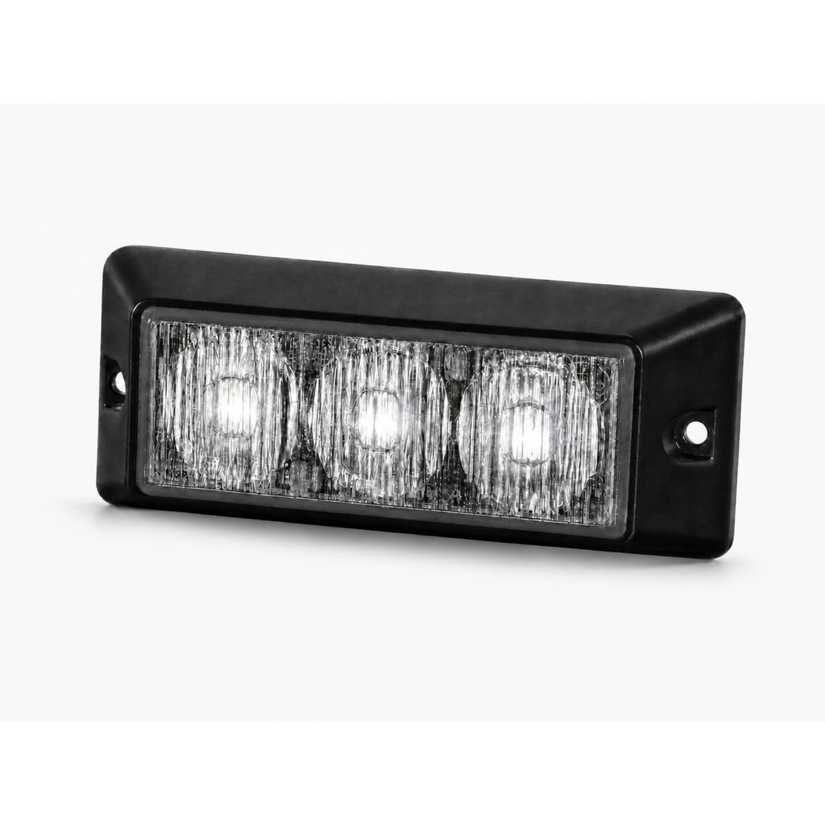 The warning light head running white output across all three LEDs