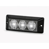 The warning light head running white output across all three LEDs
