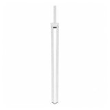 Folding DuraGal traffic sign frame leg folded for storage and transport