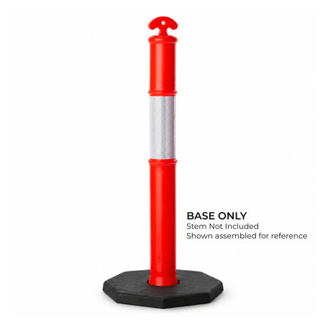 T-top bollard stem assembled in Heavy Duty Series base