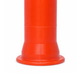 Base end of the Heavy Duty Series T-top bollard stem